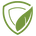 Green leaf icon inside a shield, representing plant protection or eco-certification by Plant Sentry